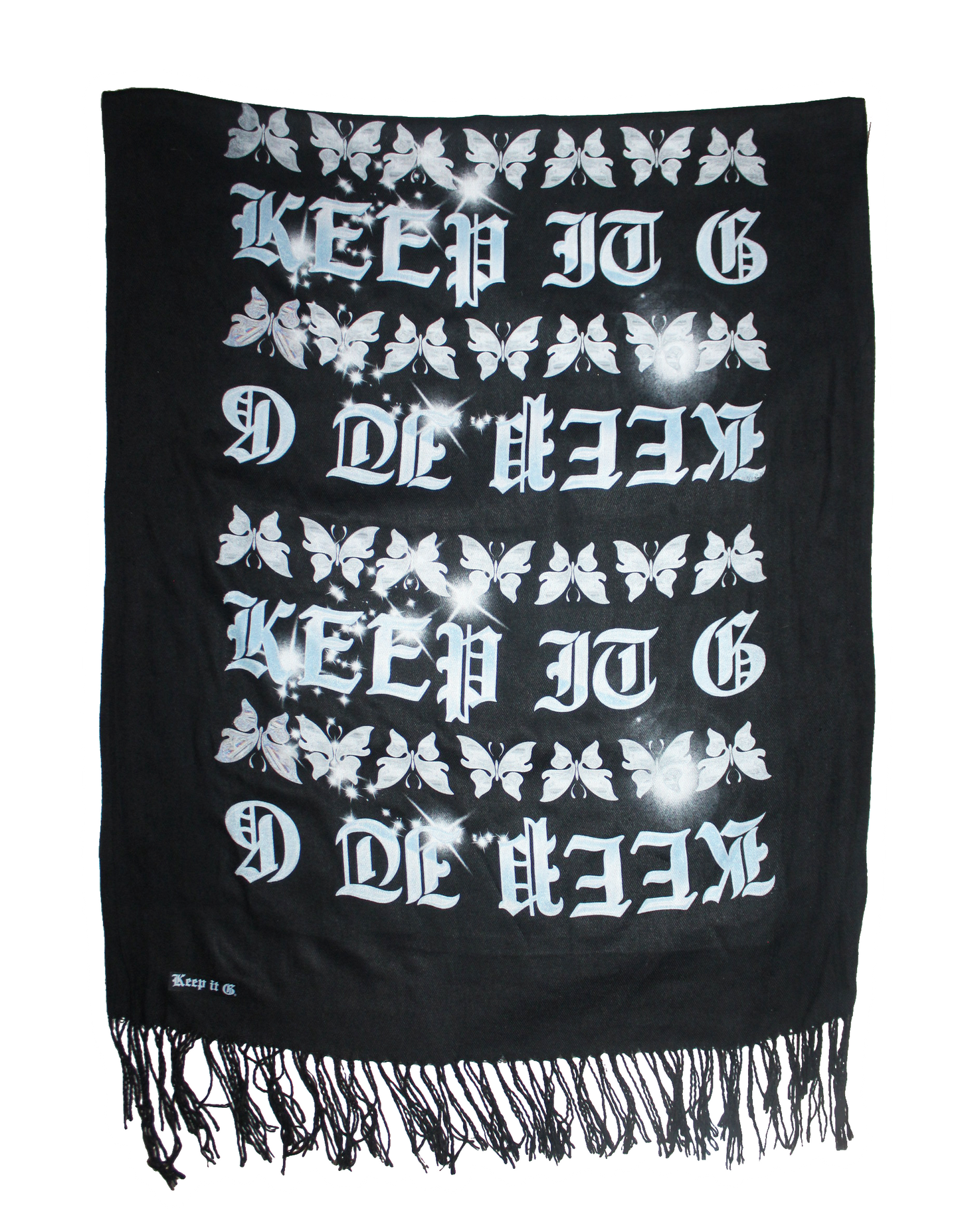 COLD WORLD BLACK SCARF